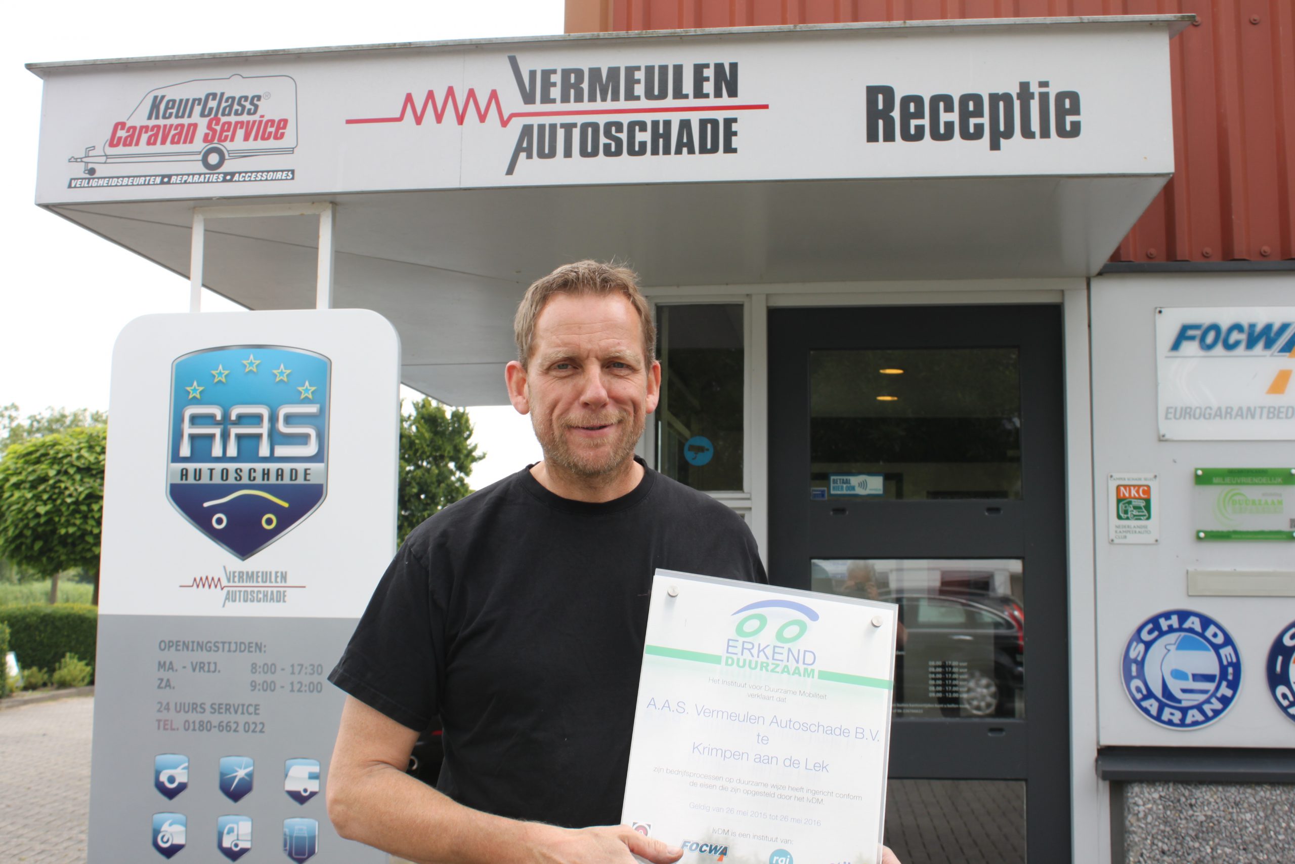 Vermeulen Autoschade officieel Erkend Duurzaam