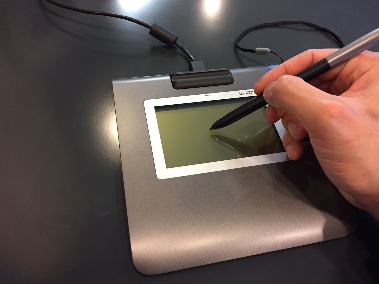 Handtekeningtablet: is wel zo duurzaam