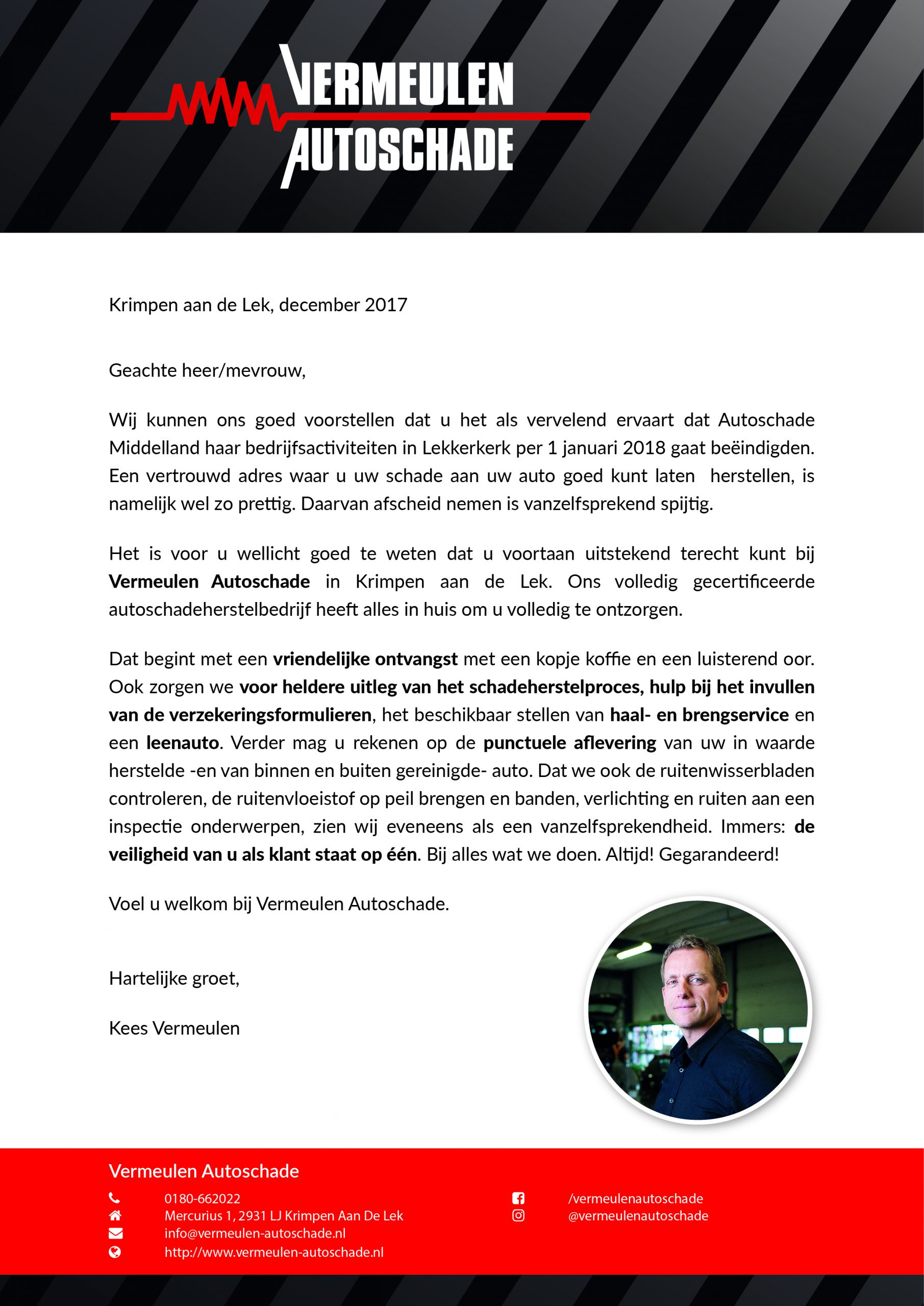 Wij helpen u graag verder nu Middelland stopt!