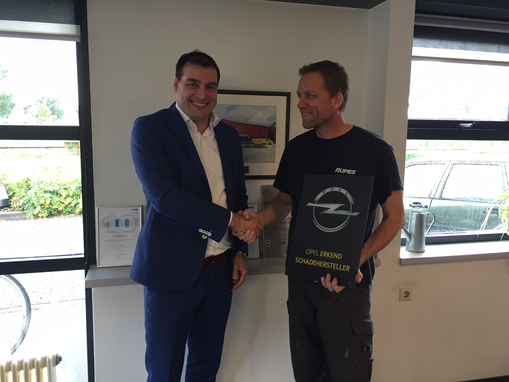 Vermeulen Autoschade gecertificeerd als Opel Erkend Schadeherstelbedrijf