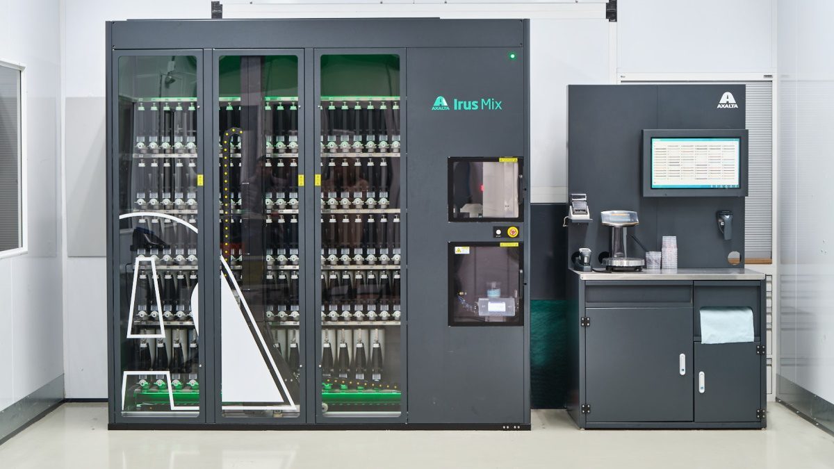 Nieuwste aanwinst: mengmachine Axalta Irus Mix